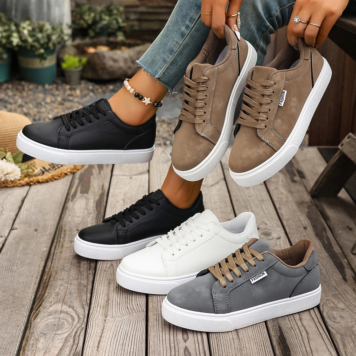 Vans Shoes Old Skool - 2026 New Fashion Women Lace Up