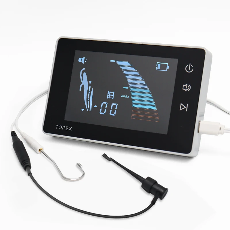 Dental Endo Apex Locator Wortelkanaalzoeker met LED Smart Touch Screen Oplaadbaar endodontisch meetinstrument voor tandartslaboratorium