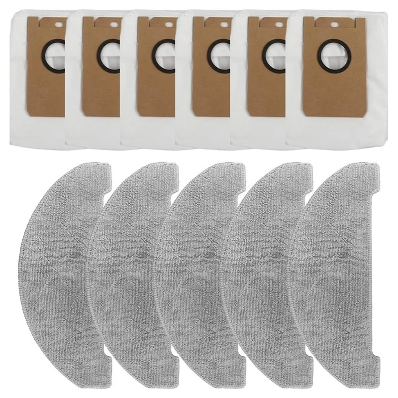 AC39-Per Cleanova W11 Robot aspirapolvere autosvuotante Accessori compatibili Panni per mocio Set di sacchetti per la polvere