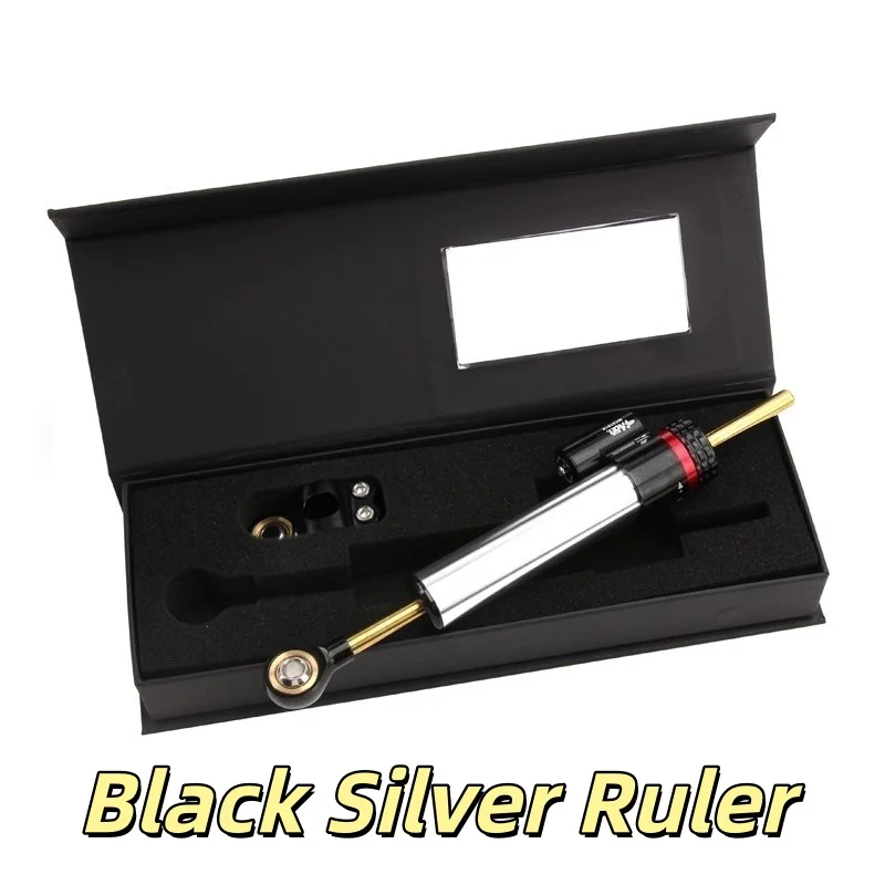 For Kawasaki Z900RS CAFE: Aftermarket front-end steering stabilizer/damper bracket accessory.