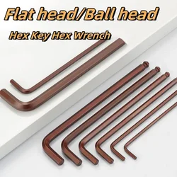 Hex Key Hex Wrench1.5/2/2.5/3/4/5/6/8/10/12/14/17mm Wrench Universal Allen Key Screwdriver Kit Multifunctional Repair Hand Tools