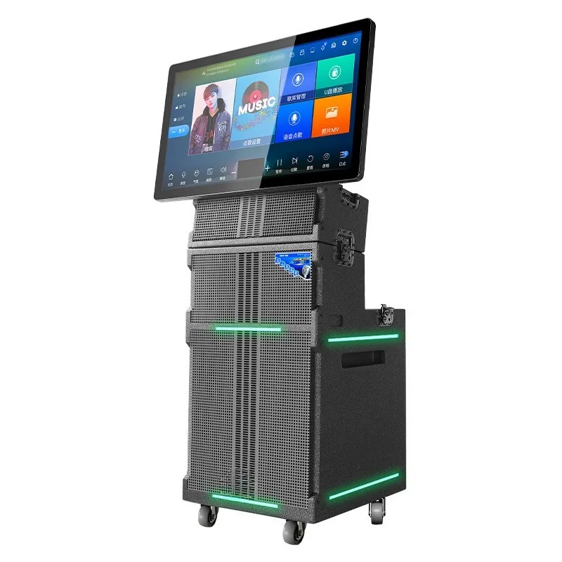 

Outdoor linear array Karaoke with display 32-inch large display karaoke all-in-one speaker