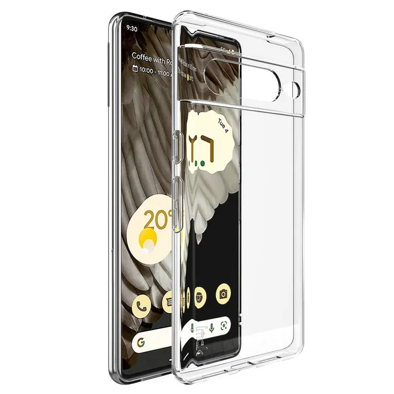 For Google Pixel 7 Pro 7A 8 IMAK Case UX-5 Soft Clear TPU Silicone Silicone Back Cover Pixel 8 7 Pro Pixel 7Pro 7A Phone Cases
