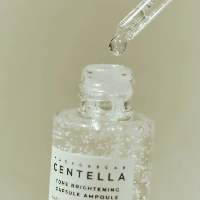 Essence de centella asiatica pour le visage, sérum hydratant, apaisant, éclaircissant, capsule ampoule 03/solution, produits de soins de la peau, 100ml