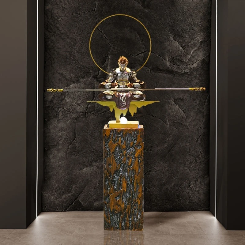 

Water ornament Wukong high-end living room entrance decoration fountain