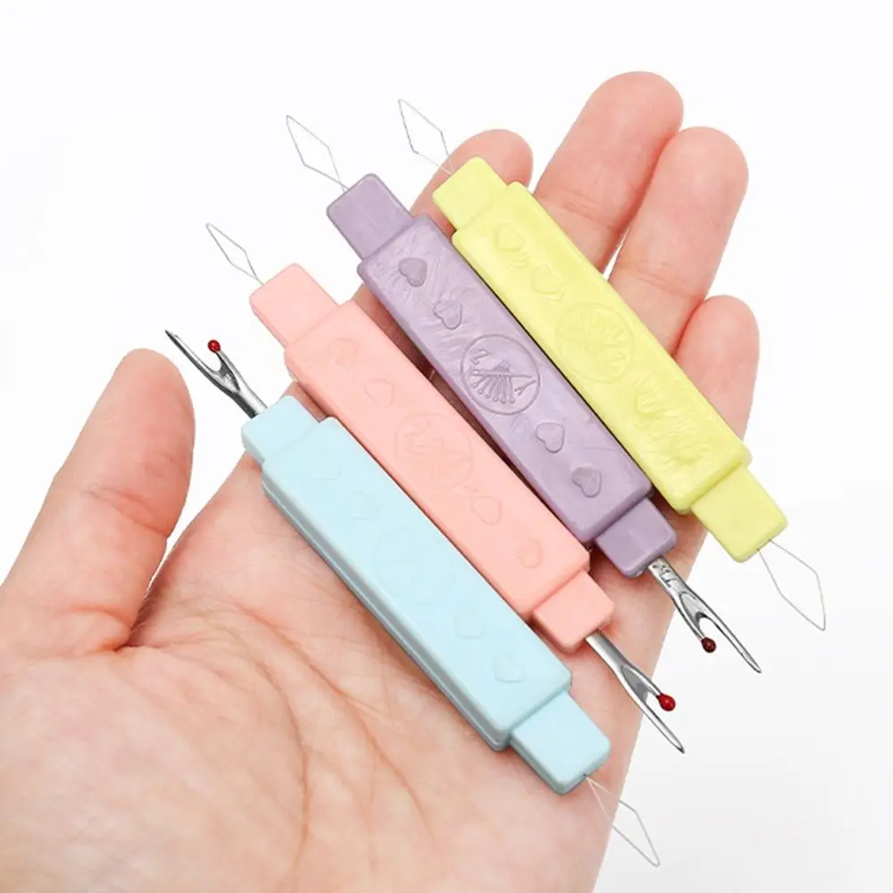 Needlework Sewing Seam Ripper Plastic Handle 2in1 Threads Remove DIY Sewing Accessories Embroidery Cross Stitch Stitch Unpicker