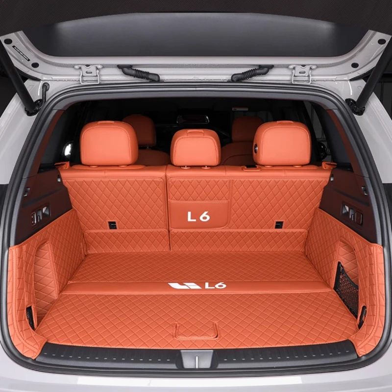 For LI XIANG L6 2024 leather Modification of car parts for full surround trunk cushion