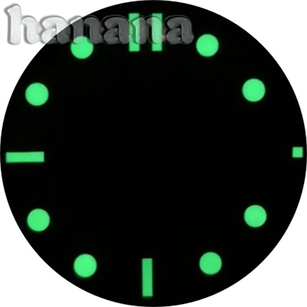 NH34 GMT 3804 watch has a 29mm 31mm black blue-white dial with wavy patterns paired with the NH34 DG5833/3804 automatic movement