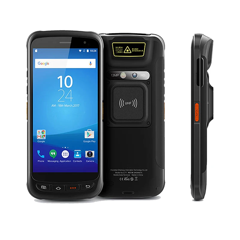 

Rugged PDA Android 11 4G+64G Fingerprint UHF RFID Long Range Scanning Inventory Logistic Police Handheld Data Collector C71