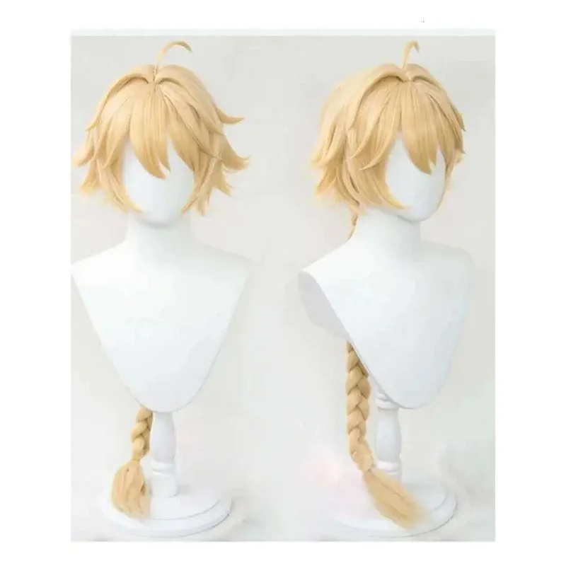 Game Genshin Impact Reiziger Aether Cosplay Halloween Kostuums Rollenspel Pruik Anime Party