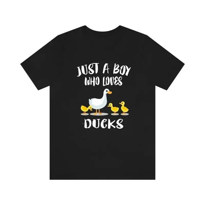 Just A Boy Who Loves Ducks T Shirt Duck Lover
