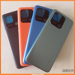 Dla Xiaomi Redmi 10C Panel pokrywy baterii Tylne drzwi Obudowa Obudowa Części zamienne Dla Redmi 10A