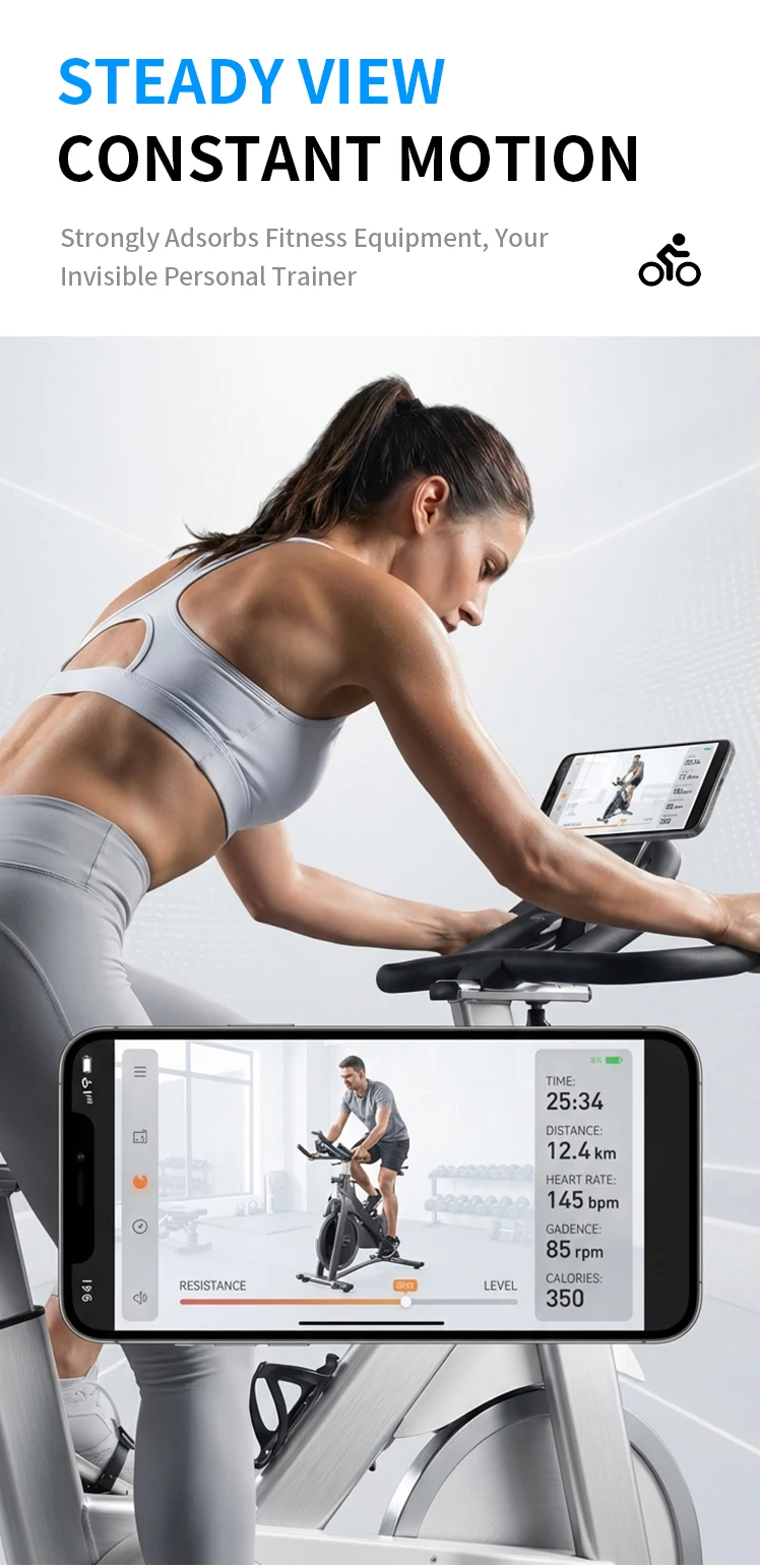 Doppelseitiger Starker Magnetischer Wandhalter für iPhone 15 16 17 Pro Max Fitness-Studio Magnetring-Halterung Auto-Telefonhalterung für Magsafe – Detail 5
