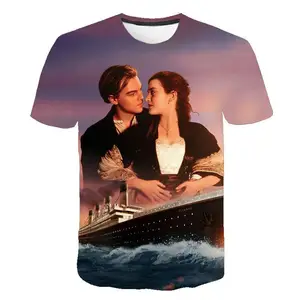 Classic Movie Titanic TShirts 3D Print Men Casual Fashion Oversize 