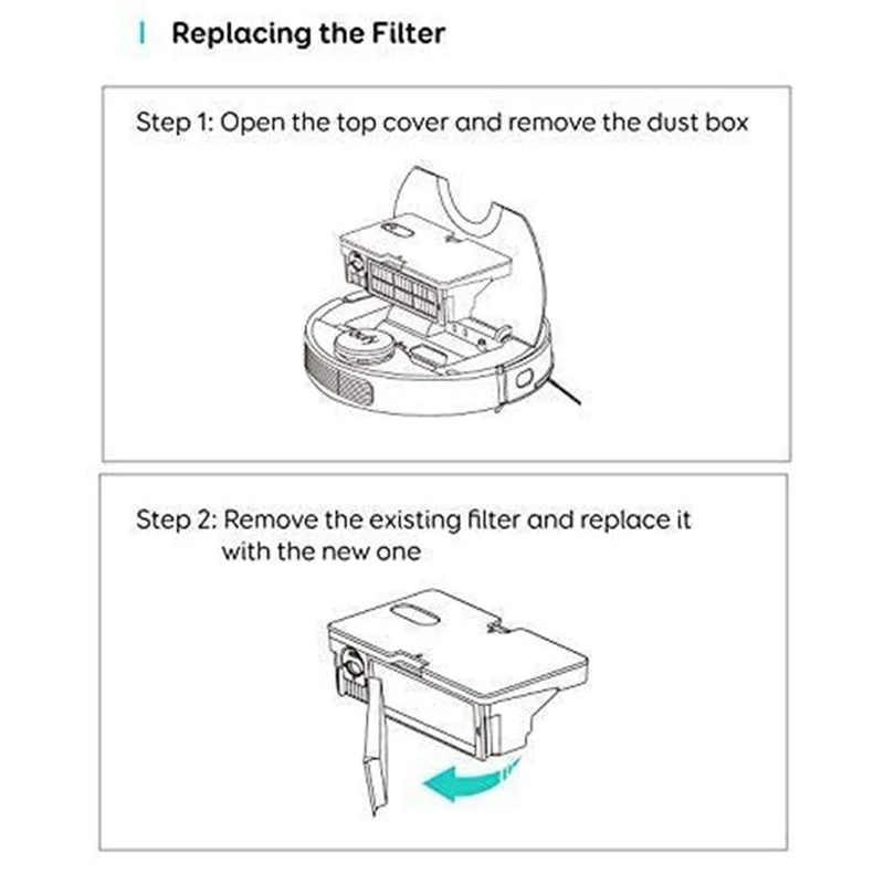 2Set ملحقات المكنسة الكهربائية استبدال طقم قطع غيار ل Eufy Robovac L70 الهجين جهاز آلي لتنظيف الأتربة