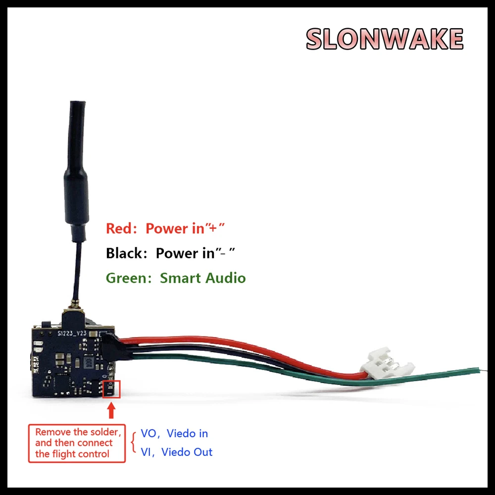 ホビーラジコン Geprc vtx antena camera set GEPRC RAD Mini 1W VTX - Rotor Village