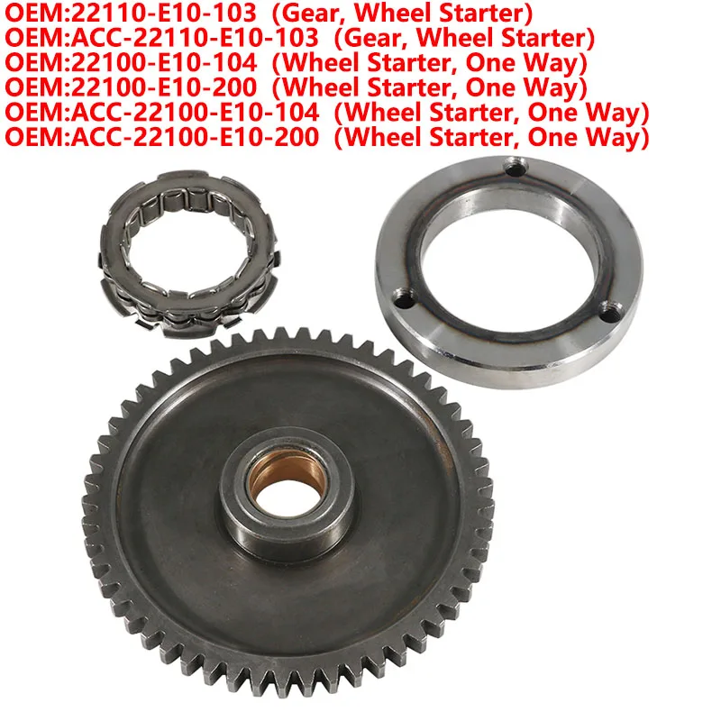 

Starter clutch For GOES ATV G 400s 300s ACC-22110-E10-103 ACC-22100-E10-104 ACC-22100-E10-200 22110-E10-103 22100-E10-200