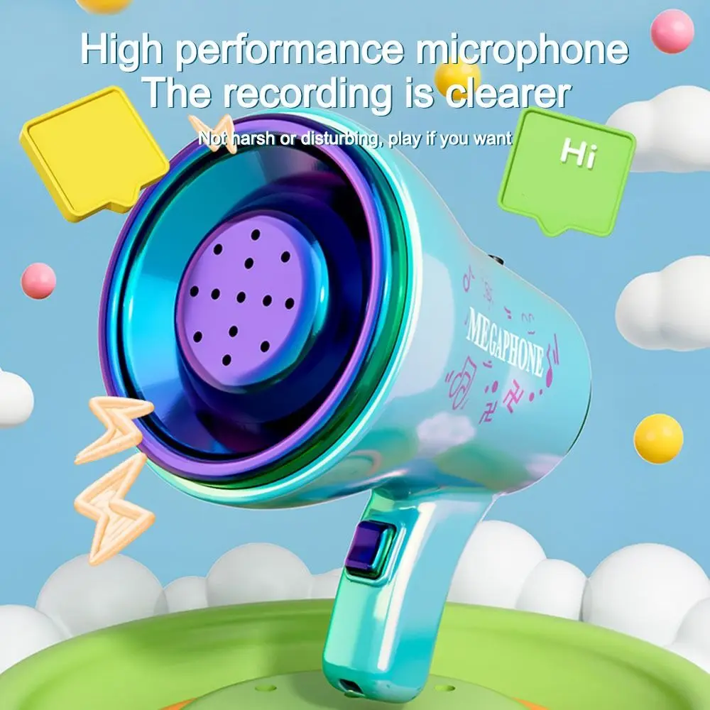 Funny Recordable Mini Speaker Loudspeaker Handheld With Key Chain Record Keychain Outdoor Loudspeaker