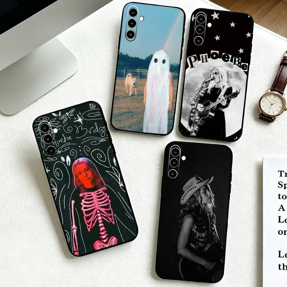 Popular Singer Phoebe Bridgers  Phone Case Black Silicone Soft For Samsung Galaxy A73,A72,A71,A70,A53,A52,A51
