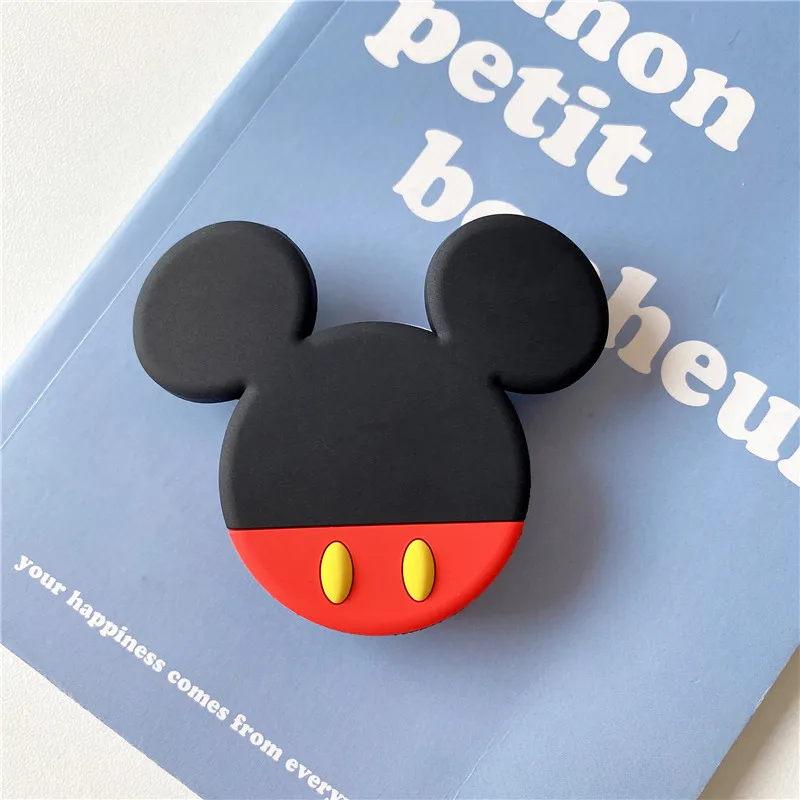 만화 미키와 미니 스타일 남성 여성 유니버설 접이식 복제 휴대 전화 손가락 반지 홀더