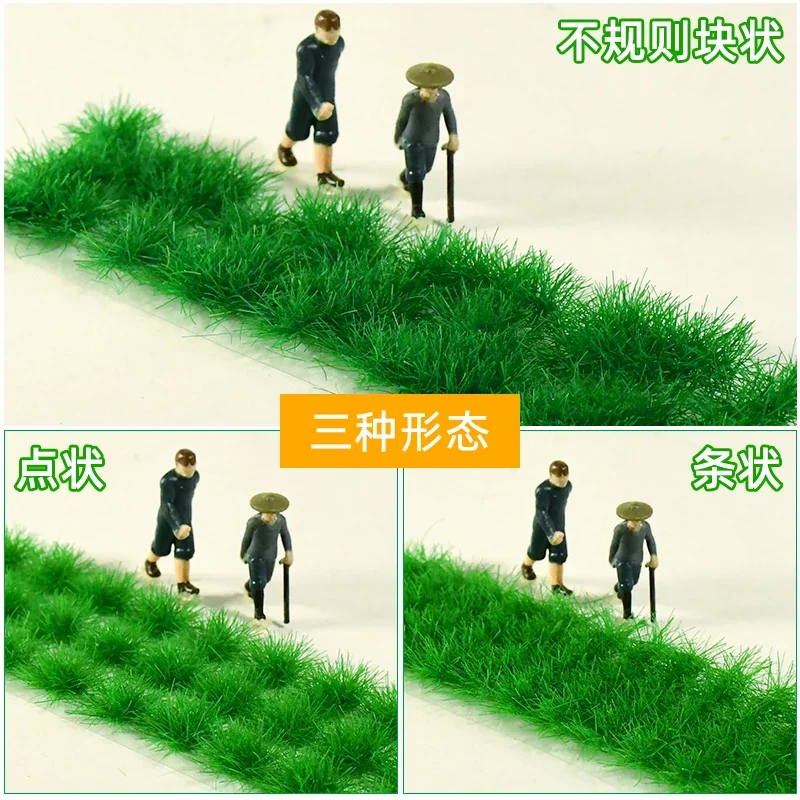 10 mm schaal statische gras kuddeclusters - 15 stuks HO Z bouwpakket Diorama landschap militaire spoorweg trein model landschap