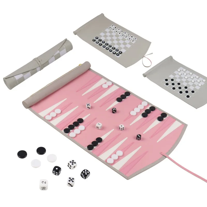 tapis-de-jeu-en-cuir-portable-et-enroulable-3-en-1-Echecs-backgammon-dames-–-kit-de-jeux-multi-activites-pliable-pour-voyage-–-cadeau-de-vacances
