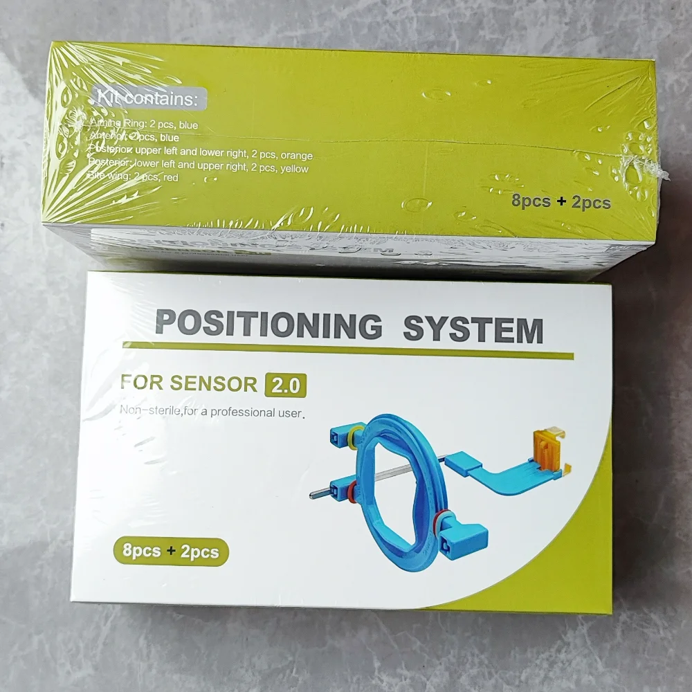 10 Pçs/set Sistema de Posicionamento de Raio X Dental para Sensor 2.0 Suporte de Posicionador de Sensor de Raio X Dental Sistema de Posicionamento de Filme Completo