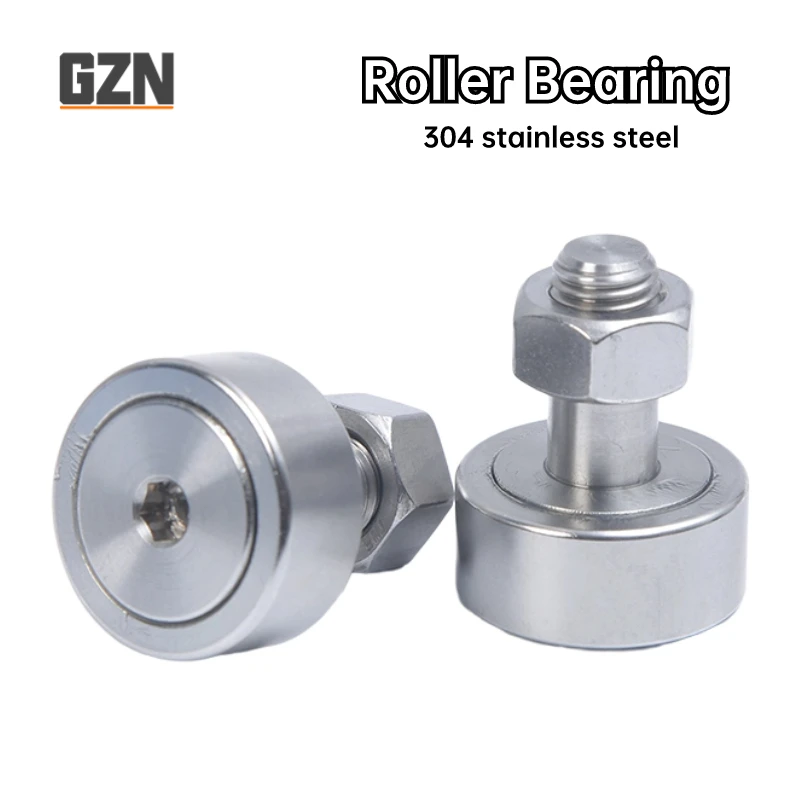 1PCS SCF3 4 5 6 810 12  SKR10PP SKR12 13 16 19 304 Stainless Steel Bolt Roller Needle CAM Bearing  Waterproof and Rust Resistant