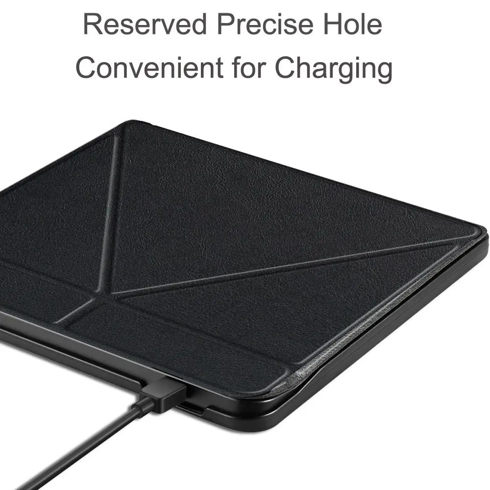 

Auto Wake/Sleep N873 Smart Case Multi-folding Stand Shockproof Protective Shell PU Leather 7 inch for Kobo Libra H2O