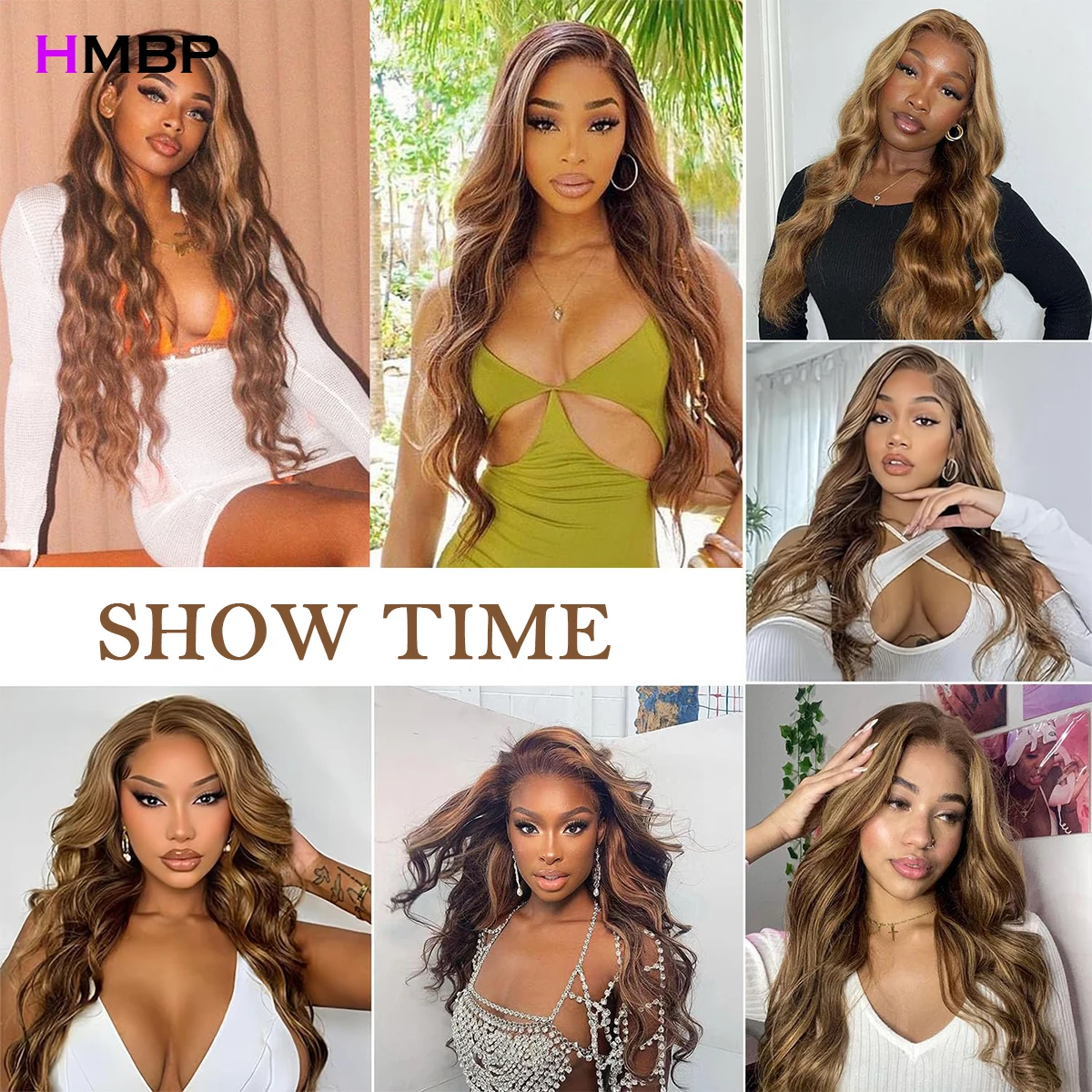 400 Density Bouncy Curl Highlight Wig Human Hair 13x6 Hd Lace Frontal Wig Preplucked Brazilian  HD Transparent Wigs For Women