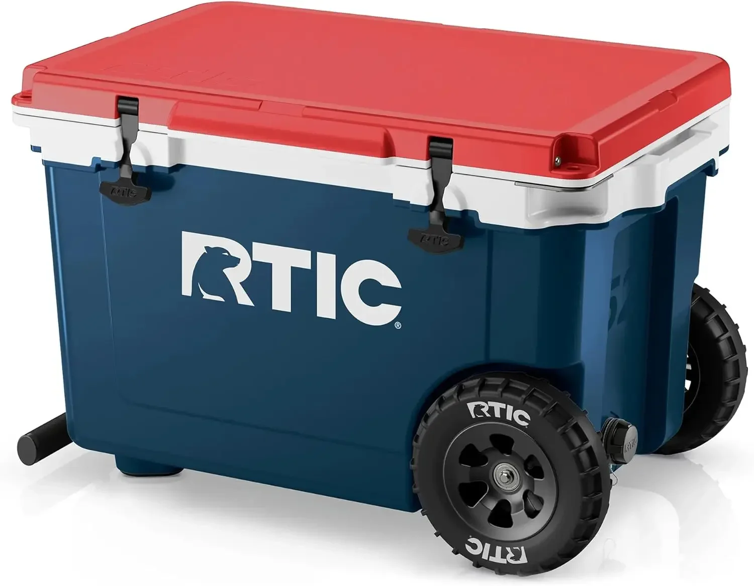 

RTIC 52 Quart Ultra-Light Wheeled Hard Cooler Insulated Portable Ice Chest Box for Beach, Drink, Beverage, Camping, Picnic