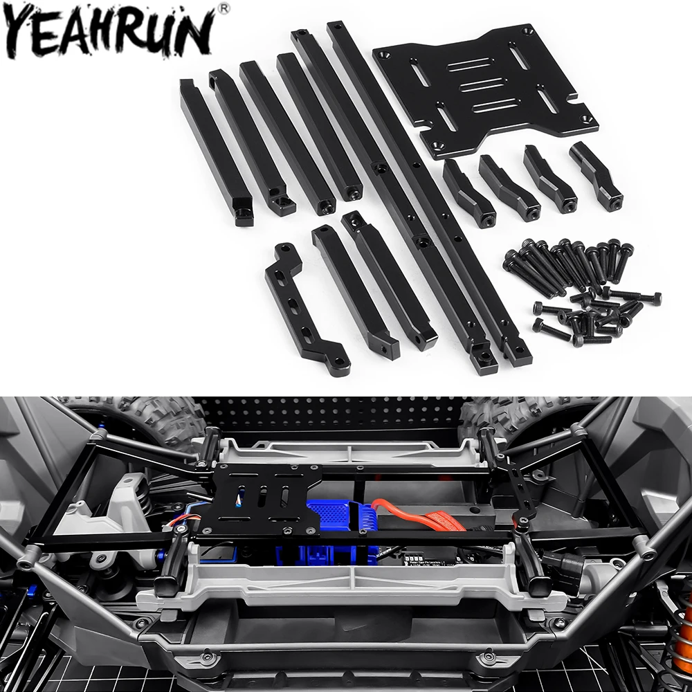 

YEAHRUN Aluminum Alloy Chassis Top Brace ESC Mount Plate for 1/5 X-MAXX Upgrade Parts