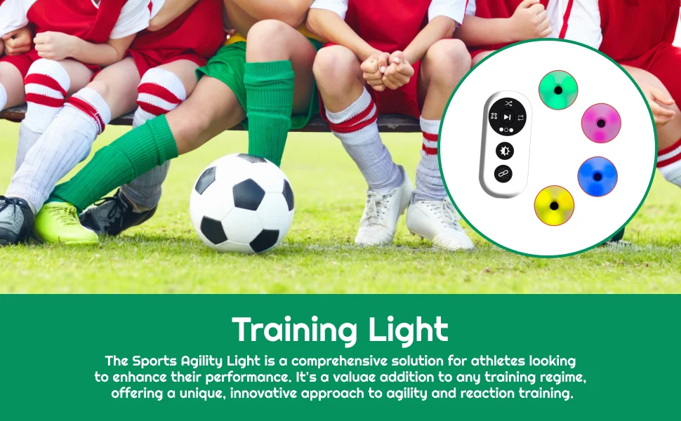 

4 шт. реакционные тренировочные фонари React сенсорные тренировочные светодиодные тренировочные лампы для баскетбола, бокса, футбола, фехтования, фитнеса