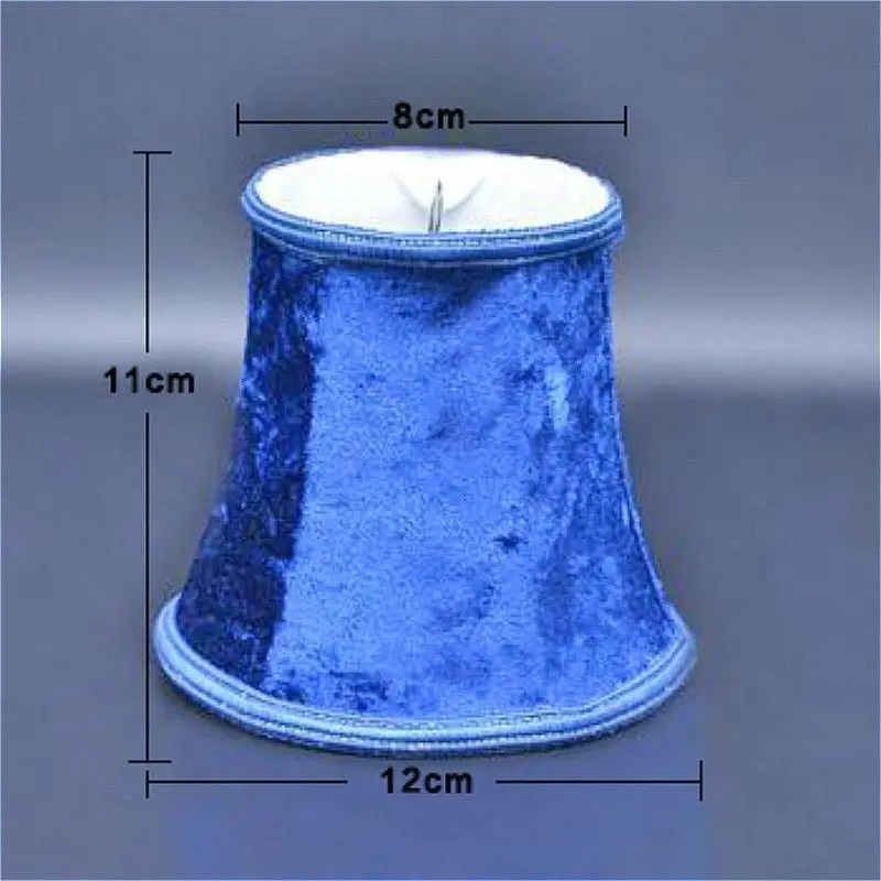 Vintage Small Lampshade Flannel Velvet Fabric Lamp Drum Shade Table Ceiling Light Cover Bedroom Lamp Chandelier Lampshades