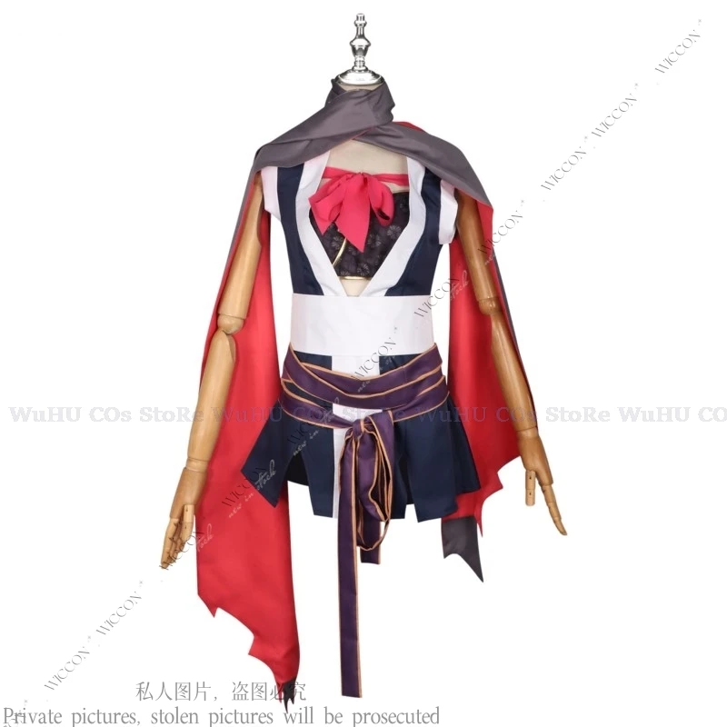 Hitachi Mako Senren Cos Banka Cosplay Costume Woman Wig Role Play Stage Animation Game Women Princess Full Set Carnival Party