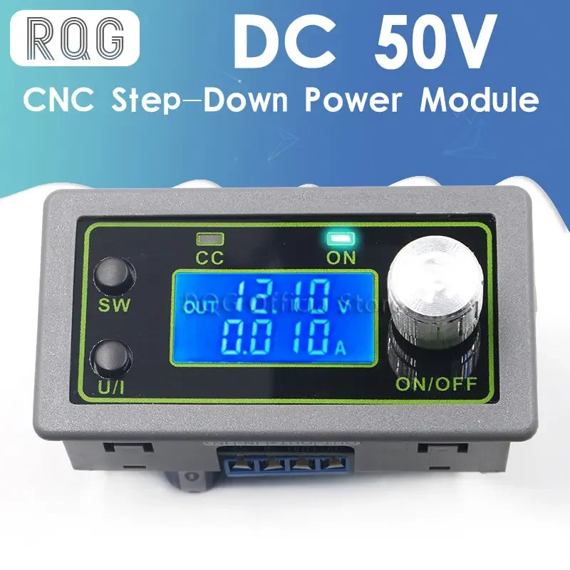 50V5A CNC step-down adjustable power supply module voltage and current meter constant voltage constant current DC LCD display