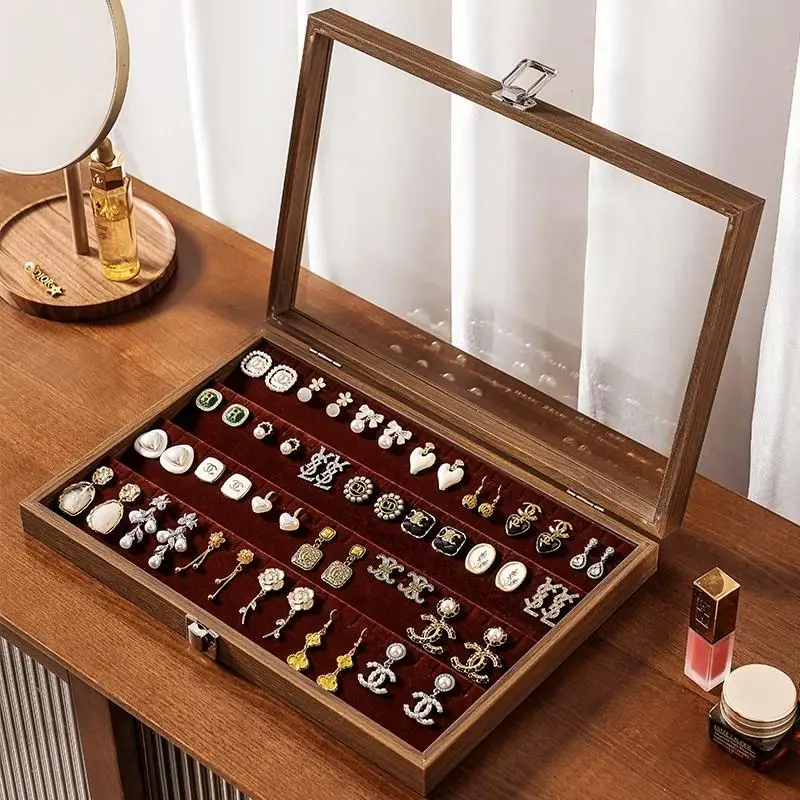 high-end-large-capacity-wood-jewelry-box-earring-storage-display-stand-elegant-craftsmanship-desktop-organizer