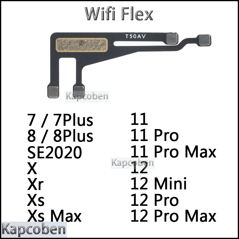 

WiFi Antenna Signal Flex Cable for IPhone 6 6S 7 8 Plus X Xr Xs 11 Pro Max SE2020 Wi-Fi Ribbon Fix Parts