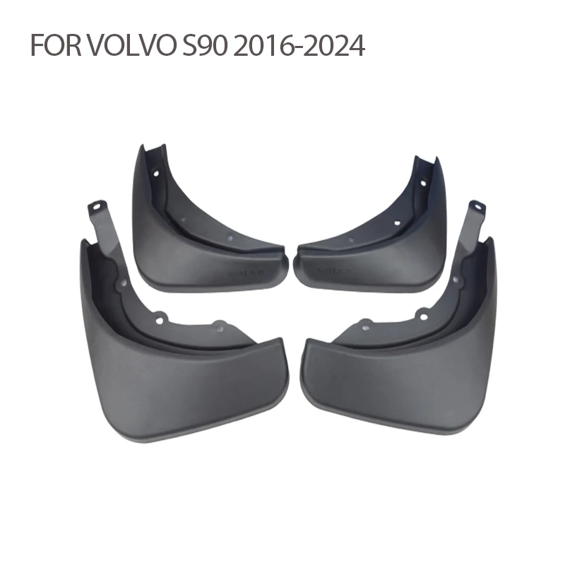 4x For VOLVO S90 Mudguard Fender Mud Flap Guards Splash Mudflaps Car Accessories Front Rear 4pcs 2016 2017 2018 2019 2020-2024