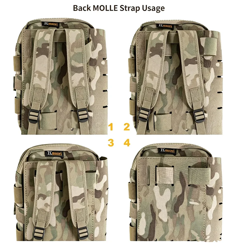 Outdoor Multi-Functional Quick-Release First Aid Kit Pouch ATFG Survival Emergency Fanny Pack Second Generation Medical Bag