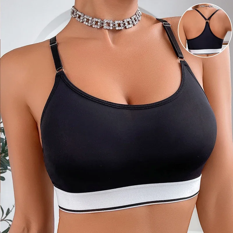 

Women Seamless Bra Sports Bras Top Female Breathable Soft Brassiere Wireless New Fashion Crop Top Solid Color Sexy Lingerie