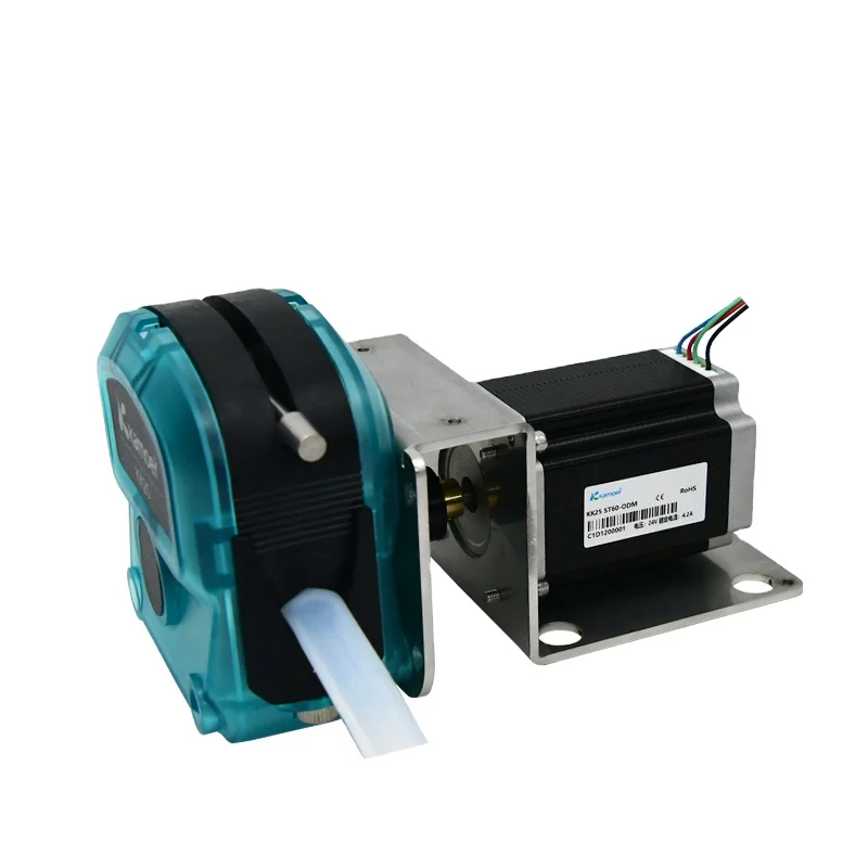Hot Sell KK25-ODM 24V Stepper Motor Peristaltic Pump 3700ml/min High Flow Dosing Pump for Beverage  Lab Experiment