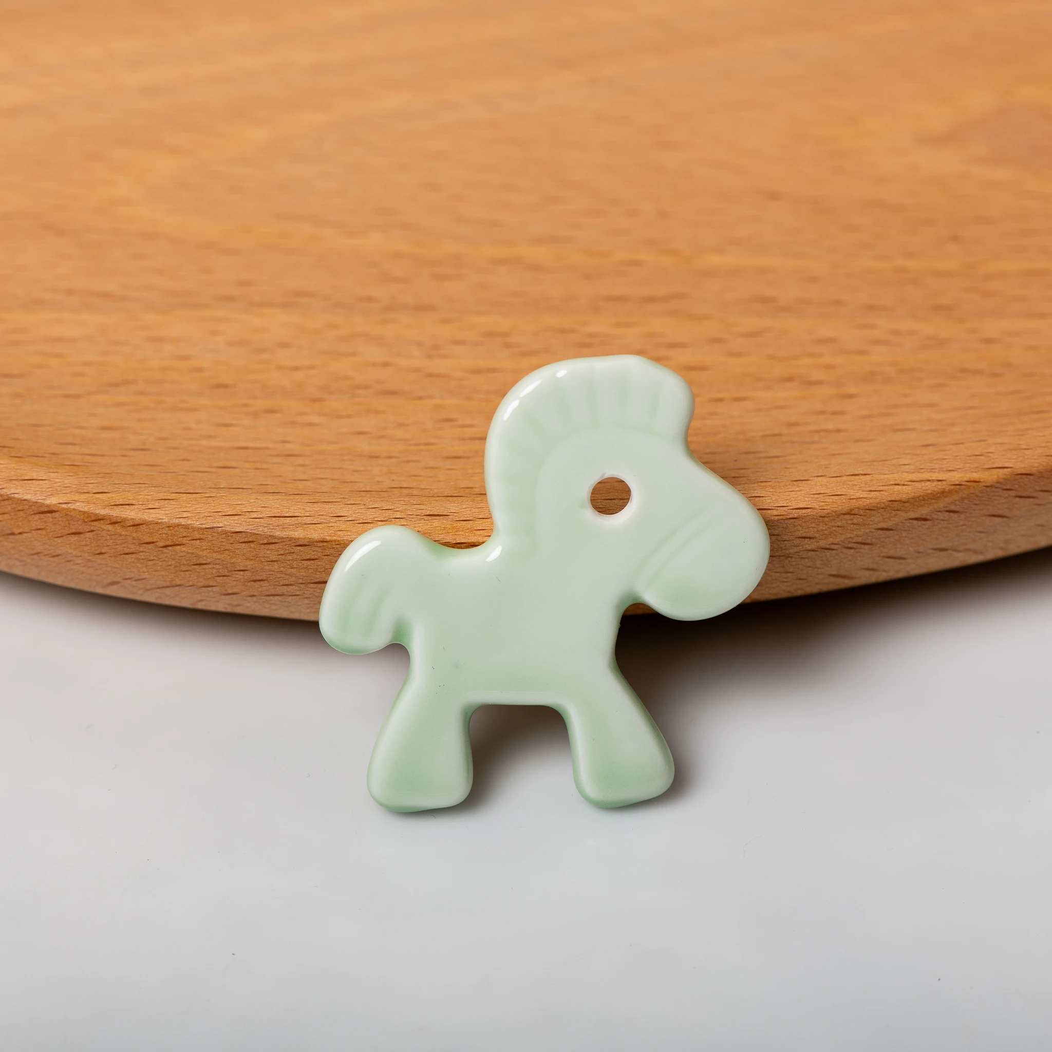 1pcs Ceramic Cartoon Animal Figurines for DIY Crafts, Decorative Accessories in Various Designs