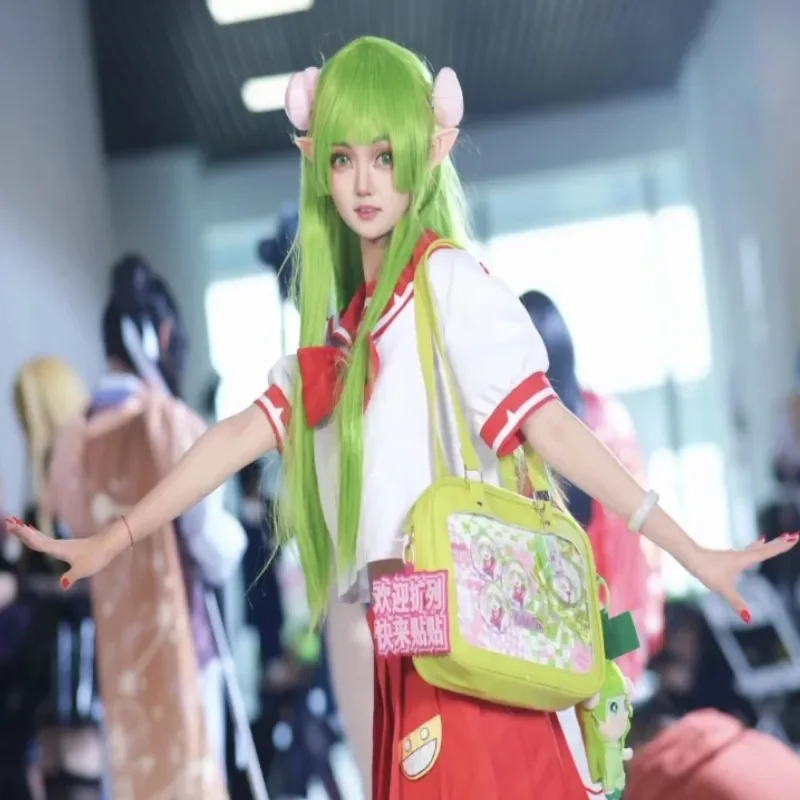 อะนิเมะยินดีต้อนรับสู่โรงเรียนปีศาจ Iruma-kun Valac Clara คอสเพลย์ชุดวิกผมรองเท้าผู้หญิงชุด JK อุปกรณ์เสริมผม Hallowmas