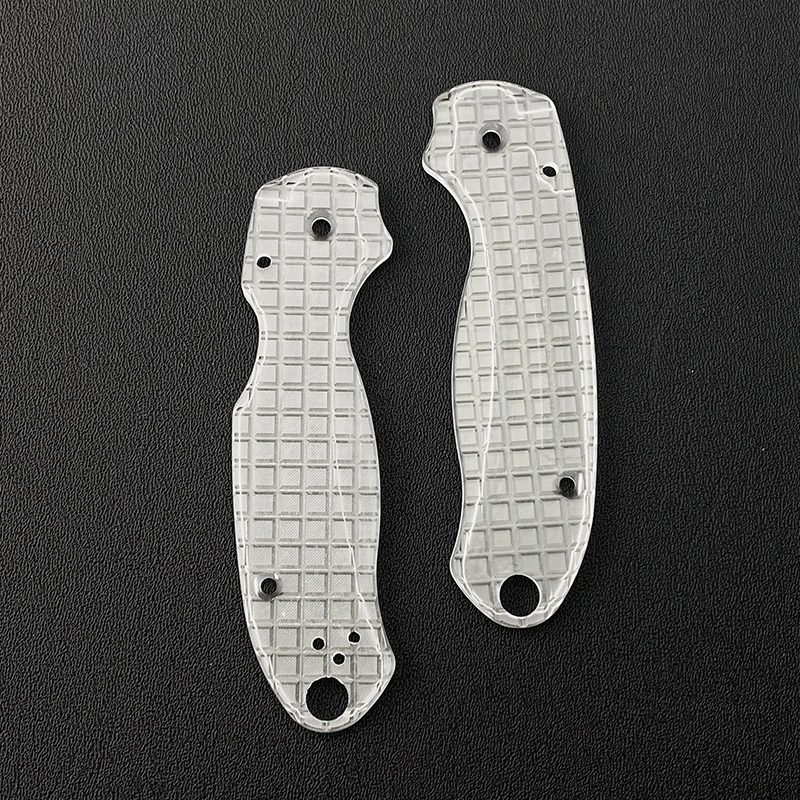 Parche de acrílico transparente Para Cuchillo de araña, Material de parche, accesorios de modificación DIY, Para 3 C223, 1 par, nuevo
