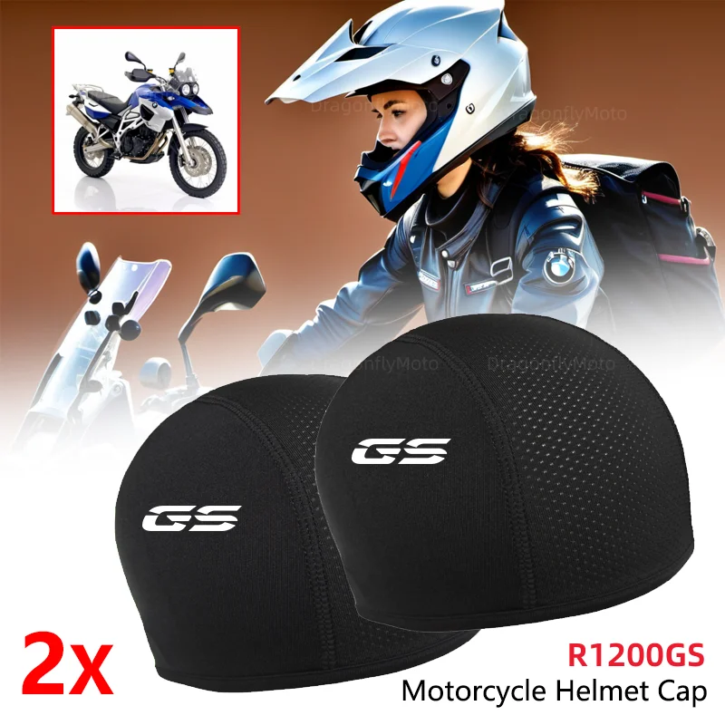 For BMW R1200GS R1250GS R 1200GS R1250 GS R 1250 LC ADV Motorcycle Balaclavas Helmet Inner Sweat Wicking Hat for Men Women Sport