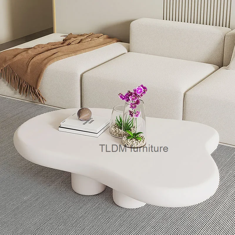 Mesas de centro de diseño blanco, estilo nórdico, minimalista, de lujo, decoración Interior para dormitorio, sala de estar, Stoliki, Kawowe