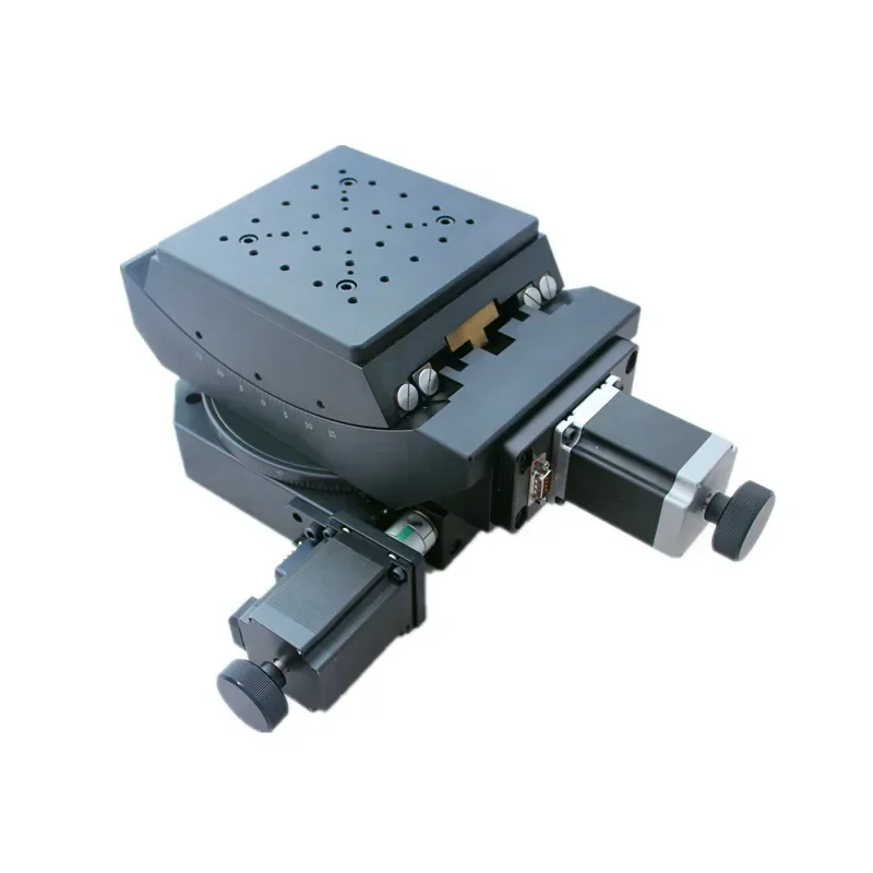 Precision electric rotary pitch camera table, two-dimensional rotary table, optical angle gimbal, rotary table