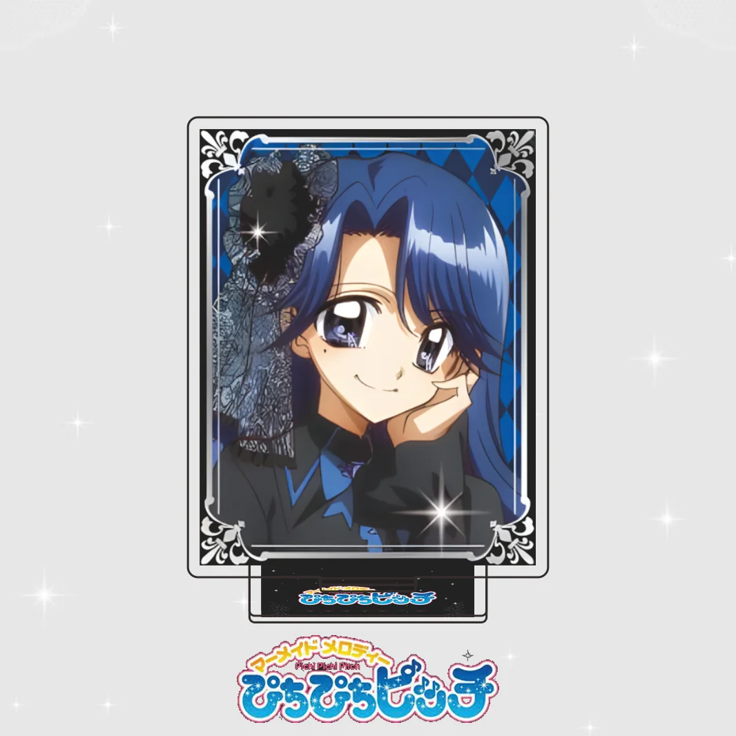 New Mermaid Melody Pichi Pichi Pitch Gothic Maid 10cm Series Acrylic Stand Luchia Hanon Rina Character Desktop Ornament Keychain