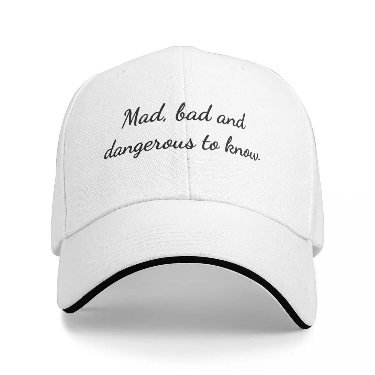 Baseball Caps Mad Bad And Dangerous To Know Awesome Graphic Men Women Outdoor Spring Caps